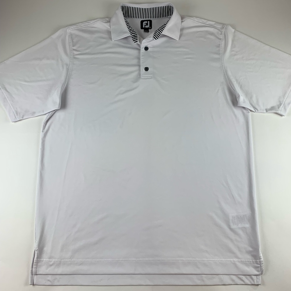 FootJoy Golf Mens White Polo Shirt